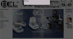 Desktop Screenshot of belphotonics.com.br